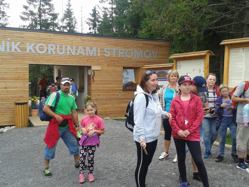 Školský výlet - Chodník korunami stromov 2018