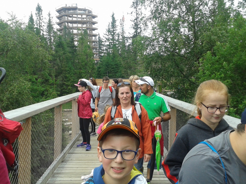 Školský výlet - Chodník korunami stromov 2018