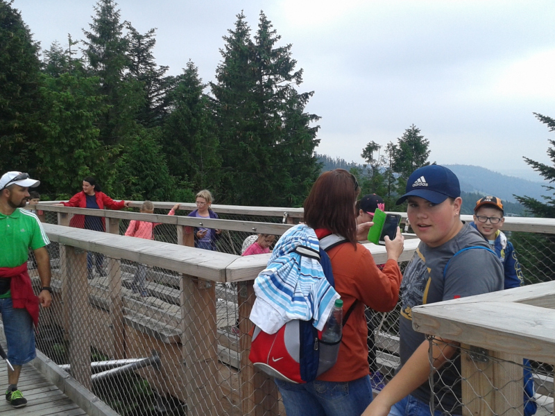 Školský výlet - Chodník korunami stromov 2018