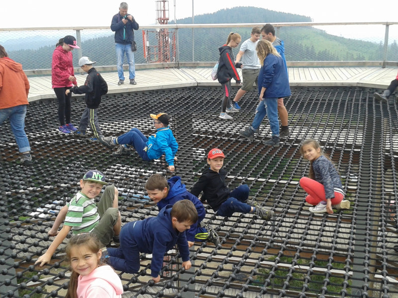 Školský výlet - Chodník korunami stromov 2018