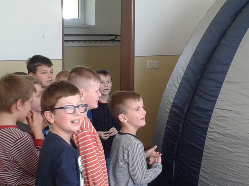 Sférické kino v ZŠ 2017/2018 