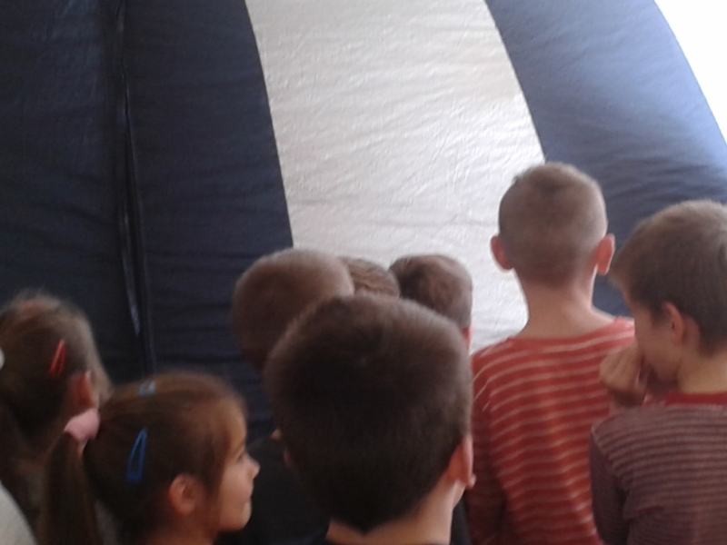 Sférické kino v ZŠ 2017/2018