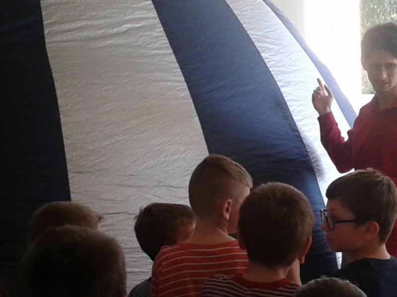 Sférické kino v ZŠ 2017/2018